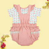 Blush Pink - 2 Piece Shortall Set