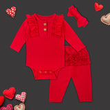 Lychee Red - 3 Piece Outfit