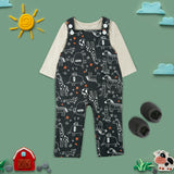 Doodles - Fleece Coverall with Booties