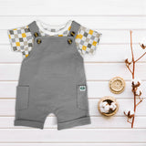 Checks - 2 Pc Shortall Set