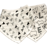 Animals & Alphabets - Bandana Bibs