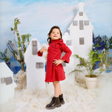 Rumba Red - Fleece dress