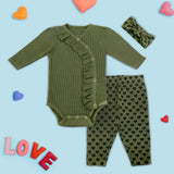 Olive Green - 3 Piece Thermal Set