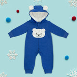 Polar Bear - Blue Fleece Coverall