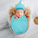 BABY BIRTH ANNOUNCEMENT SWADDLE SET - Ocean