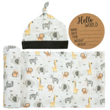 BABY BIRTH ANNOUNCEMENT SWADDLE SET - Savannah Snuggles