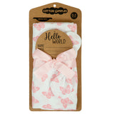 BABY BIRTH ANNOUNCEMENT SWADDLE SET - Butterfly Bliss