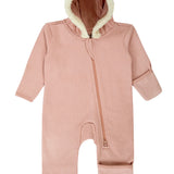 Blush Pink - Fleece Bunting Suit