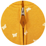 Butterfly print - Fleece Hooded Jacket with 3D ears