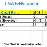 3 pack Toddler - Tights