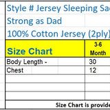 Strong As Dad - Premium Sleep Sack