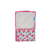 Roaring Roses - Muslin lined with Sherpa Swaddle/Blanket