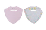 Pink Flowers - Bandana Bibs