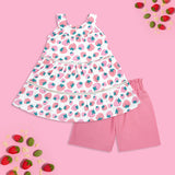 Strawberries - 2 Piece Top & Short set