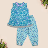 Turquoise - 2 Piece Cotton Lawn Set