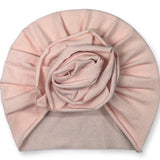 Floral Turban Cap - Pearl Blush