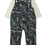 Doodles - Fleece Coverall with Booties