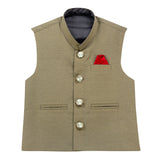 Offwhite - Shalwar Kurta with Waistcoat