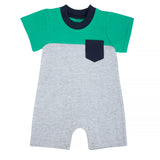 Color block - Romper with Pocket