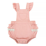 Blush Pink - 2 Piece Shortall Set