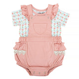 Blush Pink - 2 Piece Shortall Set