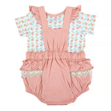 Blush Pink - 2 Piece Shortall Set