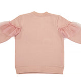 Rose - Frilled Sweatshirt & Jogger Set - Fleece