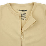 Full Sleeve Zipper Coverall - Sandstone