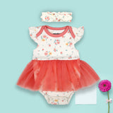 Posy - Tutu Onesie with matching Headband