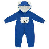 Polar Bear - Blue Fleece Coverall