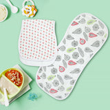 Burp Cloth Set - Fruity Desire