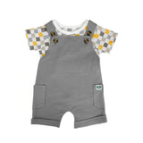 Checks - 2 Pc Shortall Set