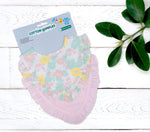 Pink Flowers - Bandana Bibs