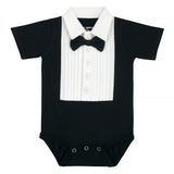 Tuxedo Onesie - Black